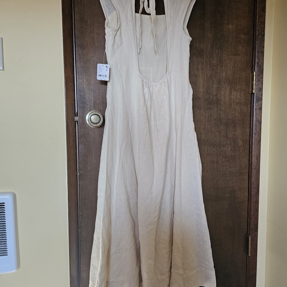 Free People Cream Backless Dress - Picture 3 of 5